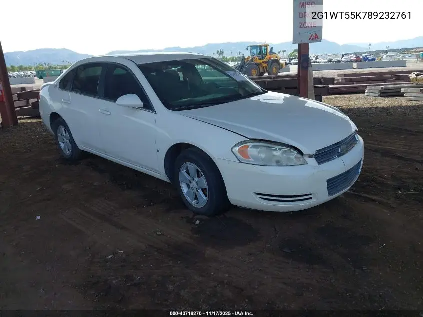 2G1WT55K789232761 2008 Chevrolet Impala Lt