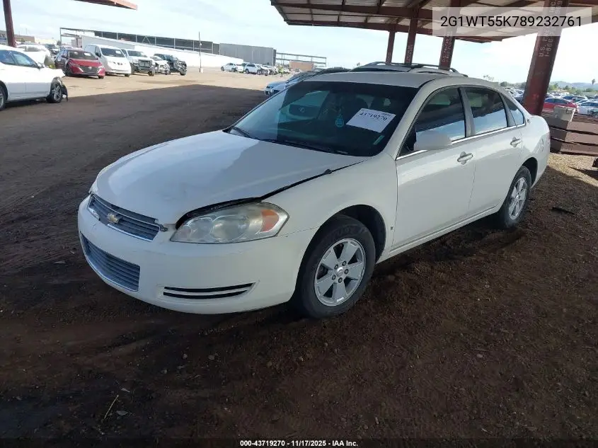 2G1WT55K789232761 2008 Chevrolet Impala Lt