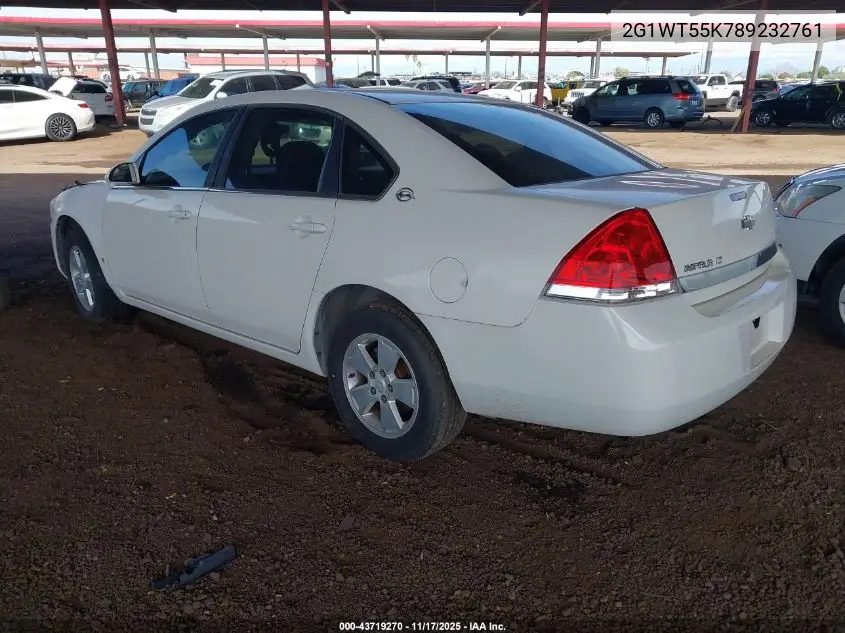 2G1WT55K789232761 2008 Chevrolet Impala Lt