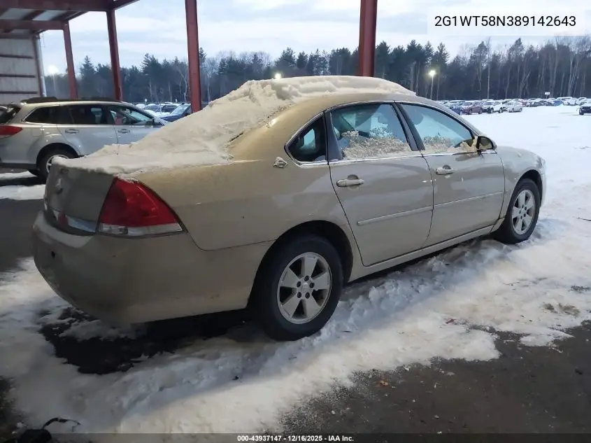 2G1WT58N389142643 2008 Chevrolet Impala Lt