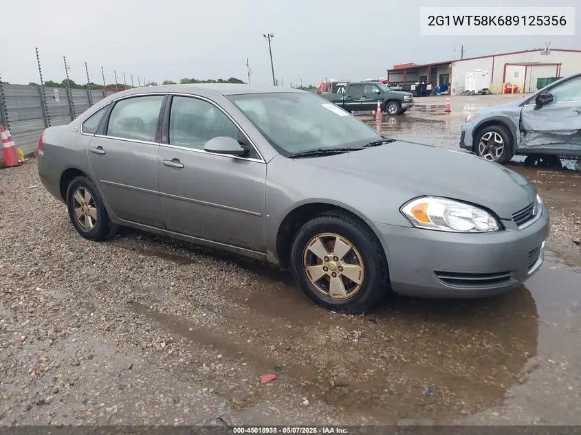 2G1WT58K689125356 2008 Chevrolet Impala Lt
