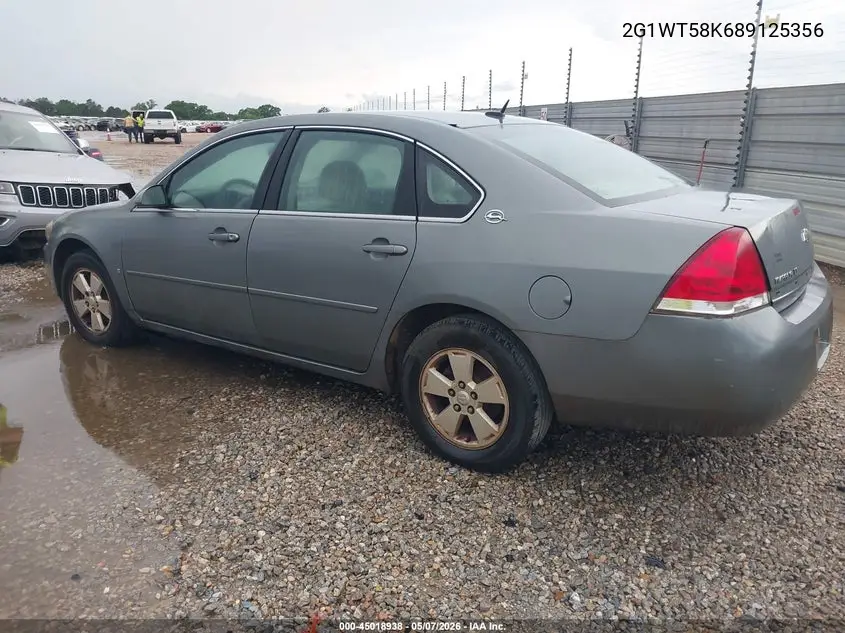2G1WT58K689125356 2008 Chevrolet Impala Lt