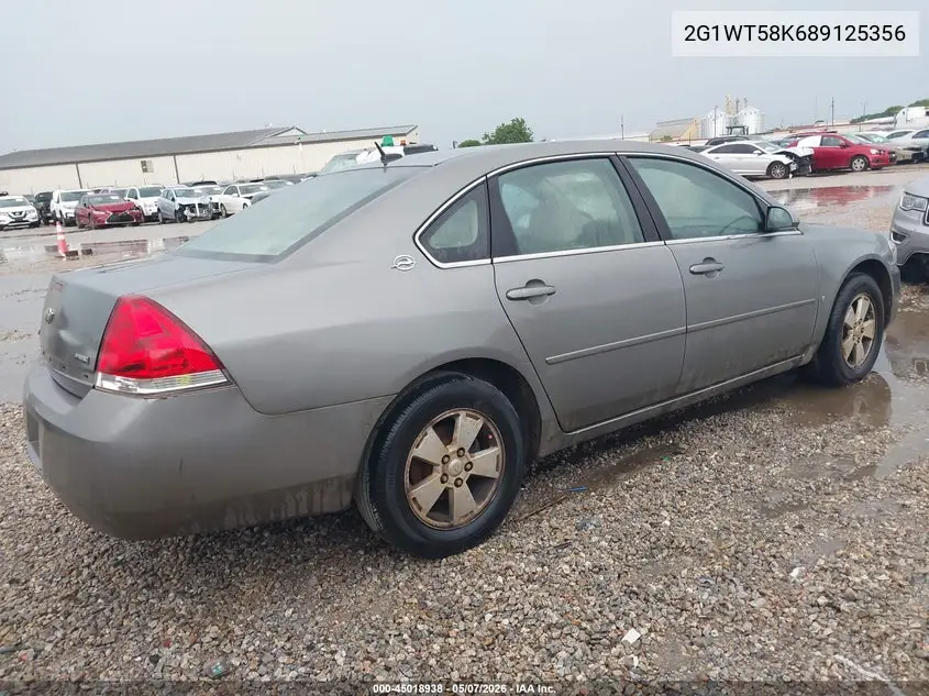 2G1WT58K689125356 2008 Chevrolet Impala Lt