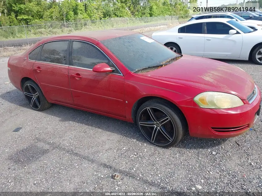 2008 Chevrolet Impala Ls VIN: 2G1WB58K789241944 Lot: 45213813