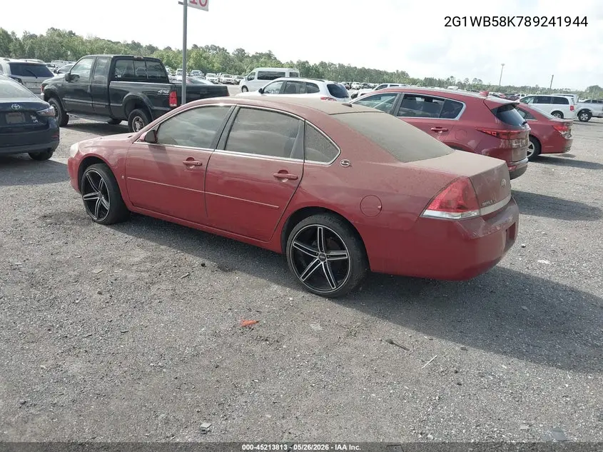 2008 Chevrolet Impala Ls VIN: 2G1WB58K789241944 Lot: 45213813