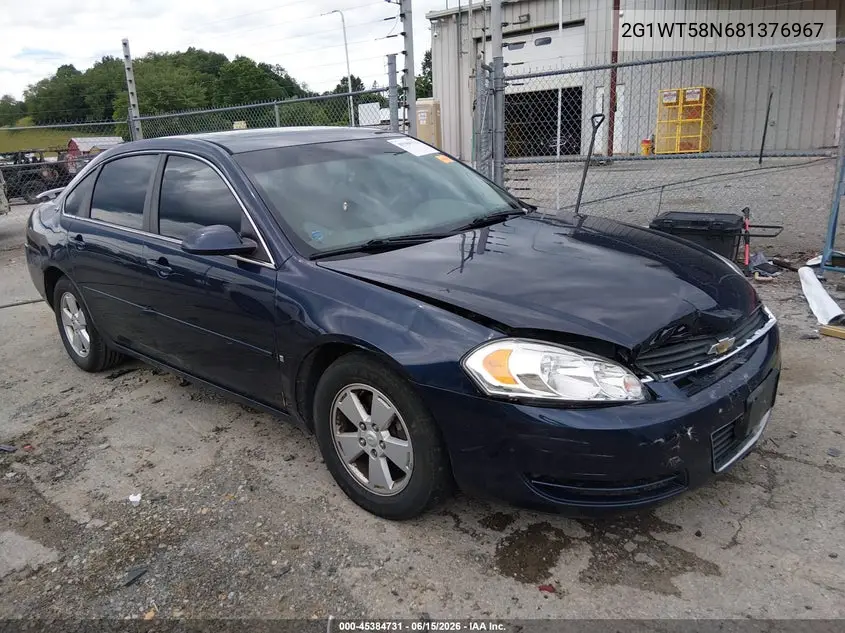 2008 Chevrolet Impala Lt VIN: 2G1WT58N681376967 Lot: 45384731