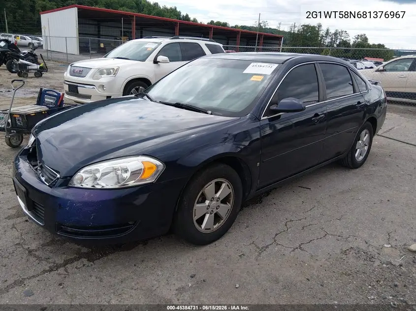 2008 Chevrolet Impala Lt VIN: 2G1WT58N681376967 Lot: 45384731