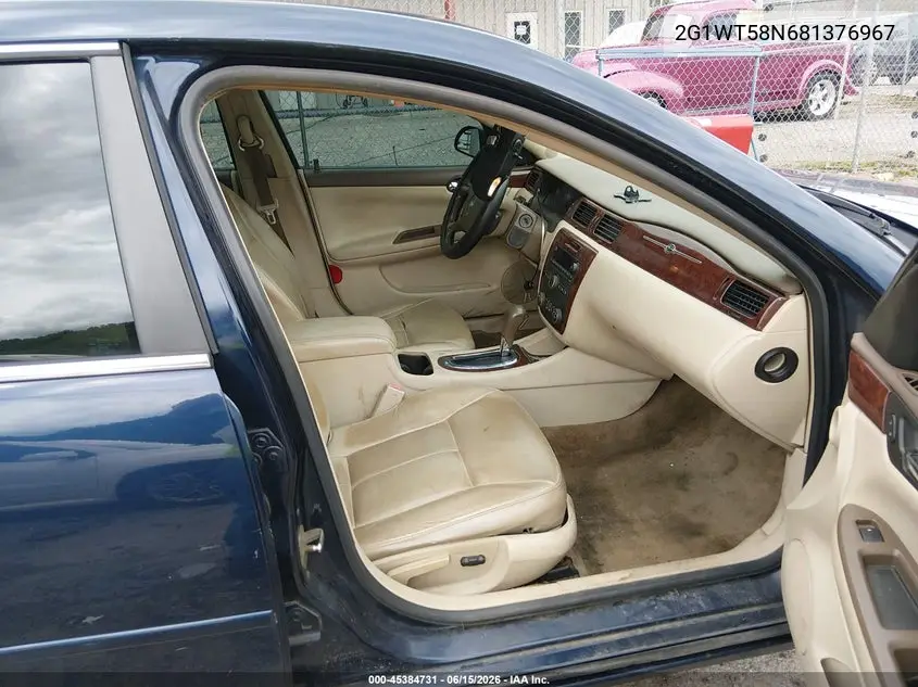 2008 Chevrolet Impala Lt VIN: 2G1WT58N681376967 Lot: 45384731