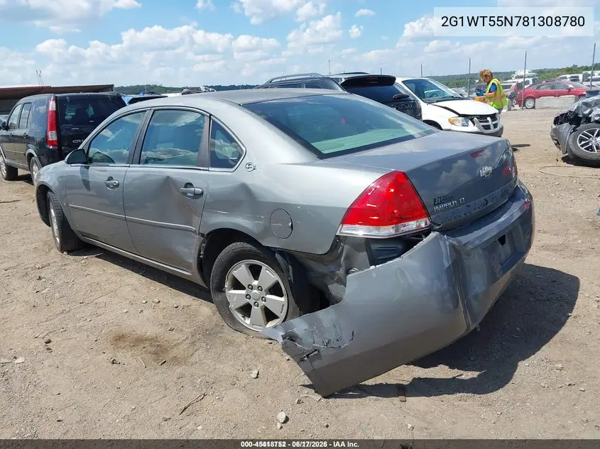 2G1WT55N781308780 2008 Chevrolet Impala Lt