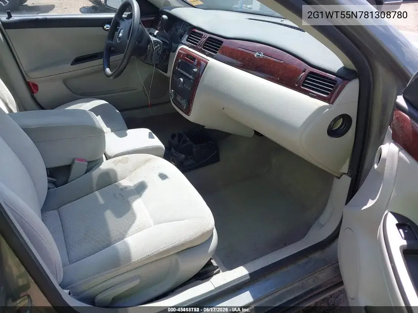 2G1WT55N781308780 2008 Chevrolet Impala Lt