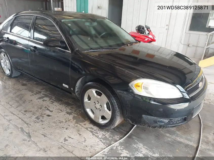 2008 Chevrolet Impala Ss VIN: 2G1WD58C389125871 Lot: 45581026