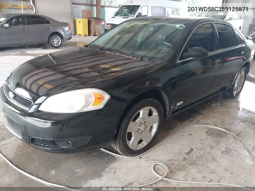 2008 Chevrolet Impala Ss VIN: 2G1WD58C389125871 Lot: 45581026