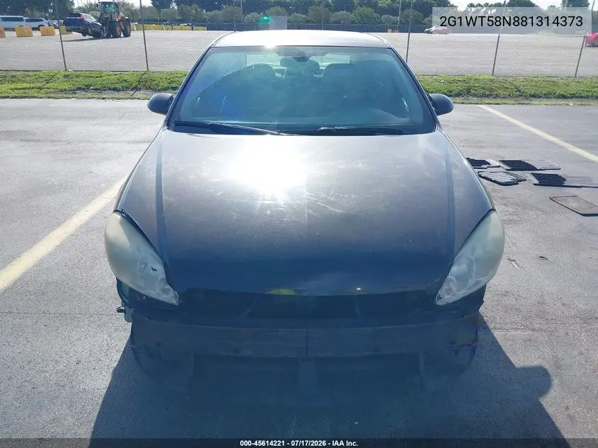 2008 Chevrolet Impala Lt VIN: 2G1WT58N881314373 Lot: 45614221