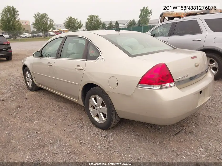 2008 Chevrolet Impala Lt VIN: 2G1WT58N881276076 Lot: 45639160