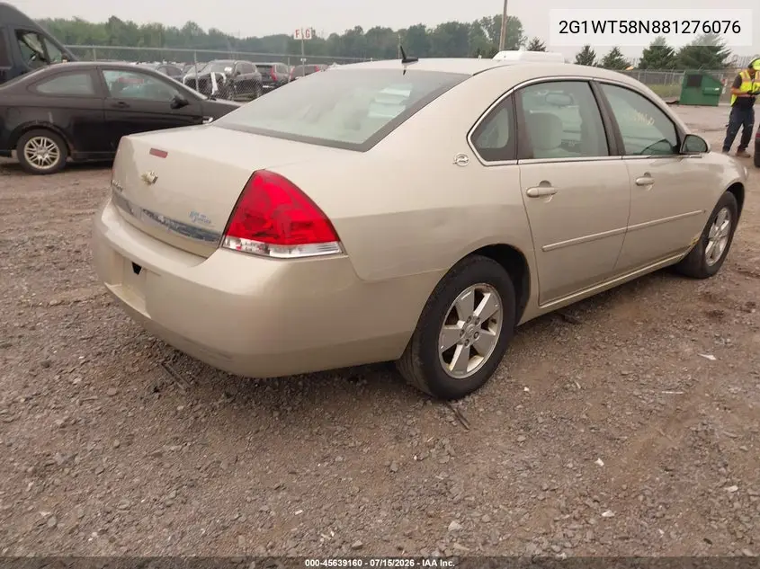 2008 Chevrolet Impala Lt VIN: 2G1WT58N881276076 Lot: 45639160