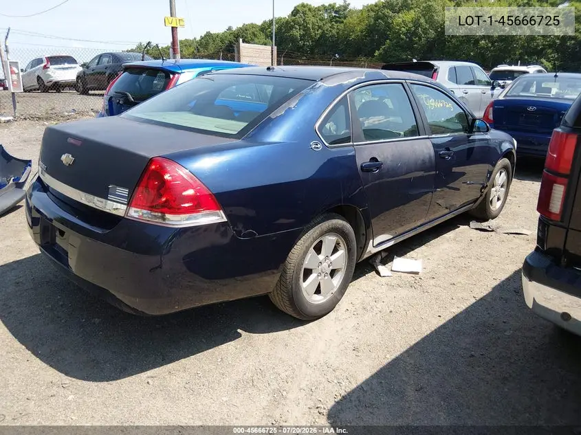 2008 Chevrolet Impala Lt VIN: 2G1WT55K889132782 Lot: 45666725