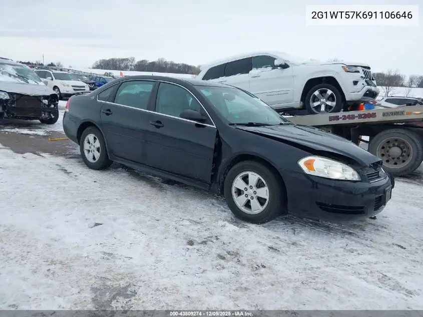 2G1WT57K691106646 2009 Chevrolet Impala Lt