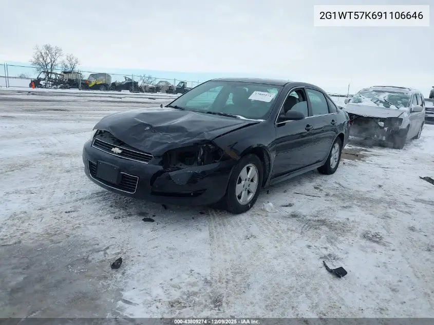 2G1WT57K691106646 2009 Chevrolet Impala Lt