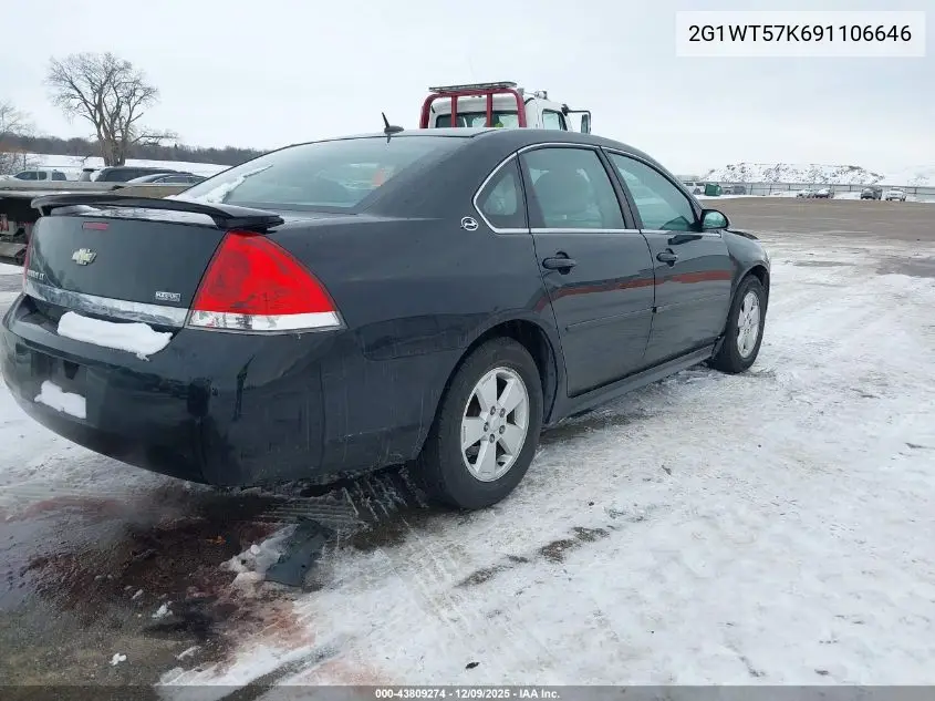 2G1WT57K691106646 2009 Chevrolet Impala Lt