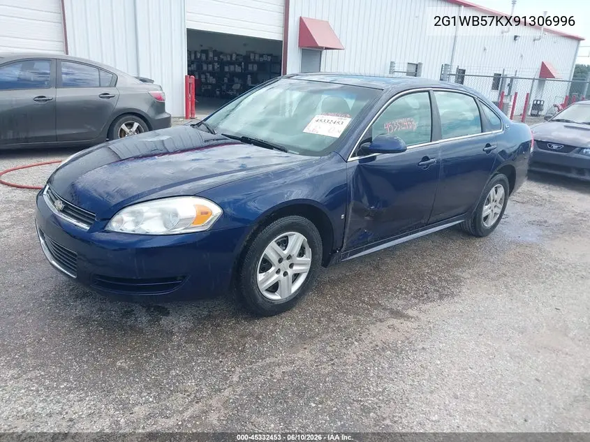 2009 Chevrolet Impala Ls VIN: 2G1WB57KX91306996 Lot: 45332453