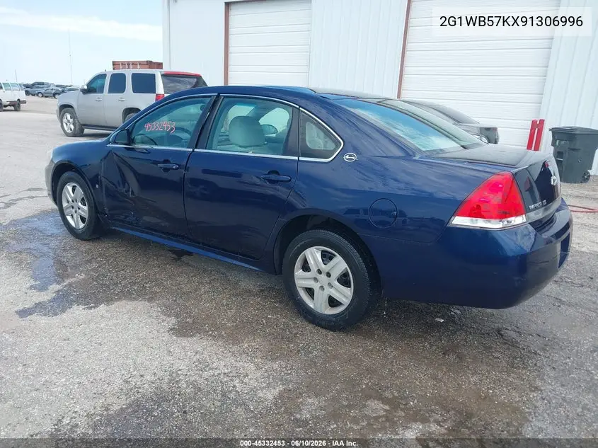 2009 Chevrolet Impala Ls VIN: 2G1WB57KX91306996 Lot: 45332453