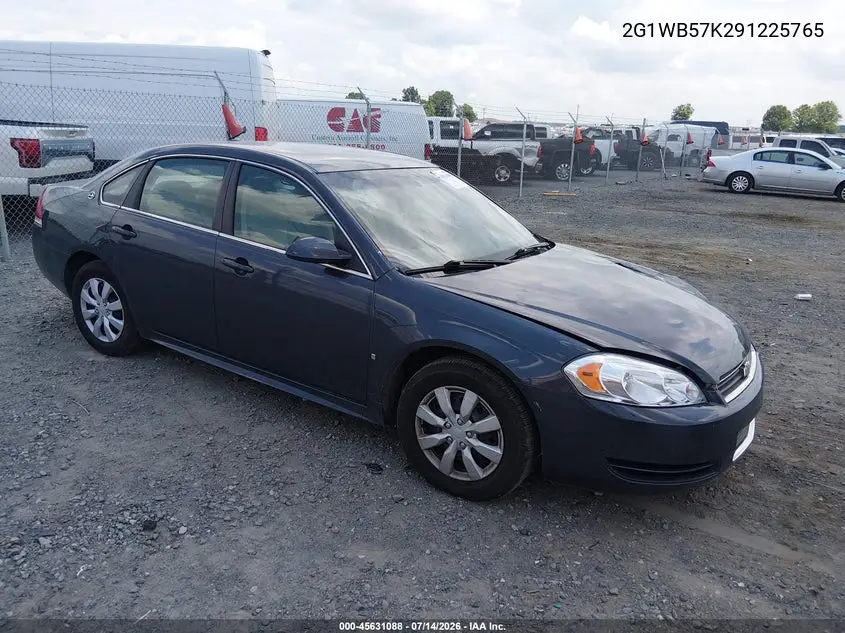 2009 Chevrolet Impala Ls VIN: 2G1WB57K291225765 Lot: 45631088