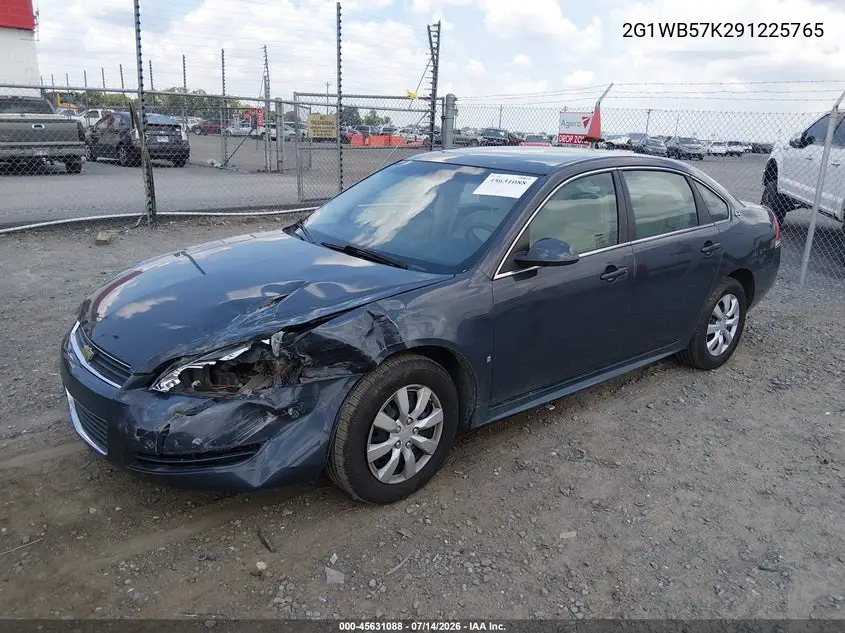 2009 Chevrolet Impala Ls VIN: 2G1WB57K291225765 Lot: 45631088