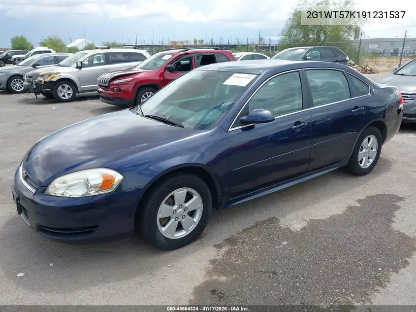2009 Chevrolet Impala Lt VIN: 2G1WT57K191231537 Lot: 45664324