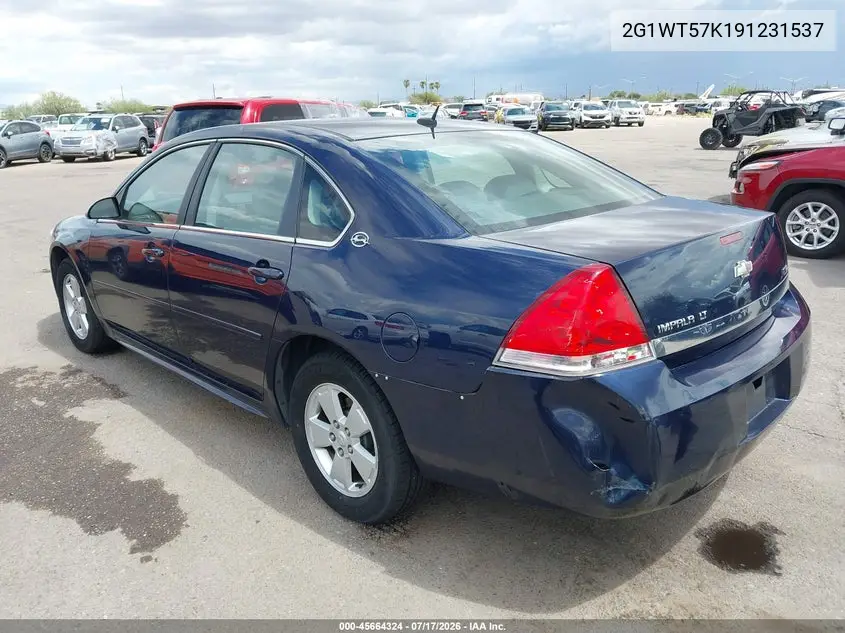 2009 Chevrolet Impala Lt VIN: 2G1WT57K191231537 Lot: 45664324