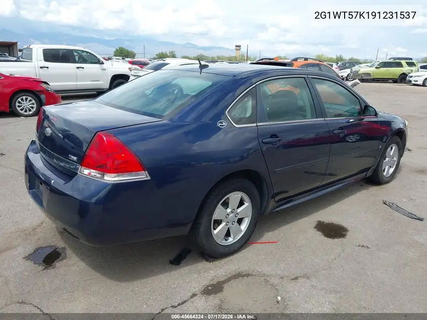 2009 Chevrolet Impala Lt VIN: 2G1WT57K191231537 Lot: 45664324