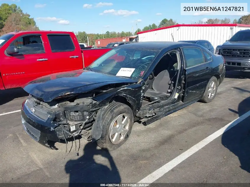 2G1WB5EN6A1247821 2010 Chevrolet Impala Lt