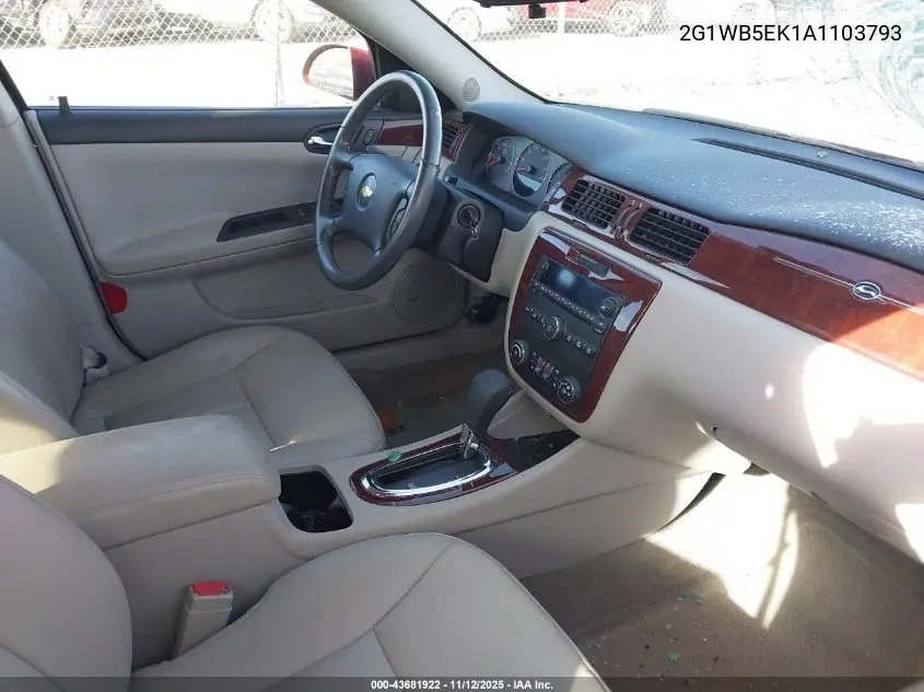 2G1WB5EK1A1103793 2010 Chevrolet Impala Lt