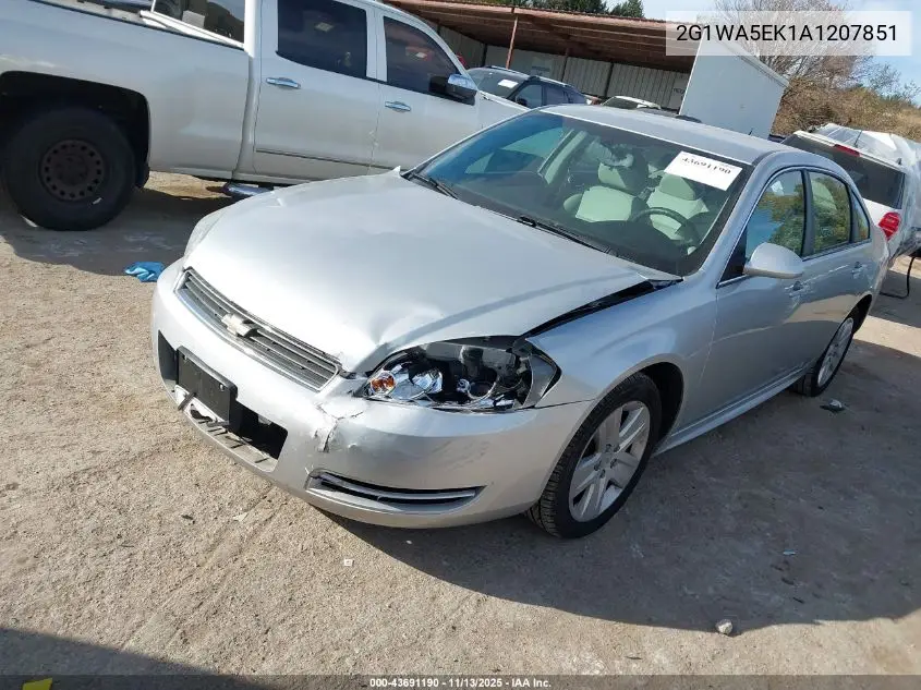 2G1WA5EK1A1207851 2010 Chevrolet Impala Ls