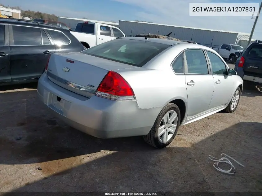 2G1WA5EK1A1207851 2010 Chevrolet Impala Ls