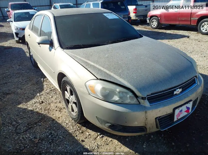 2G1WB5EN8A1193325 2010 Chevrolet Impala Lt