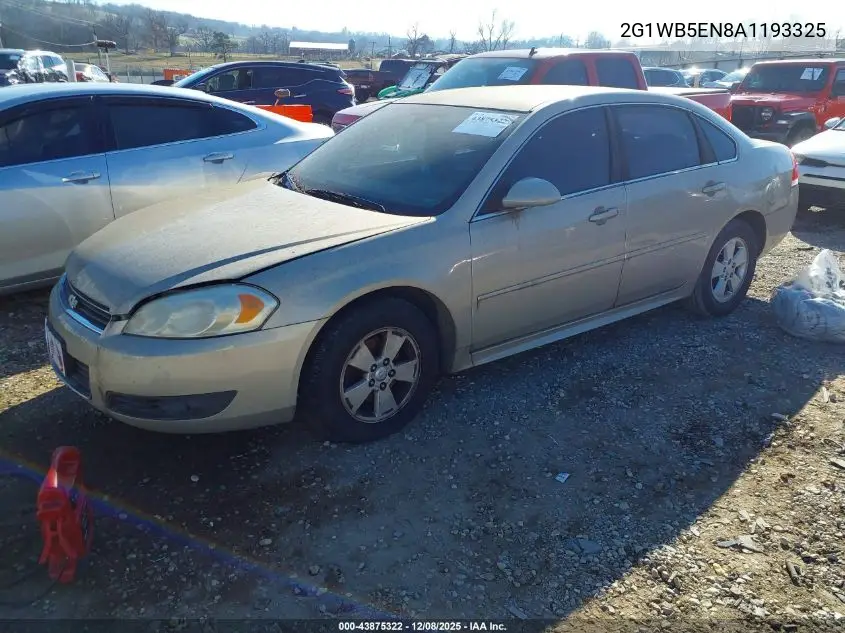 2G1WB5EN8A1193325 2010 Chevrolet Impala Lt