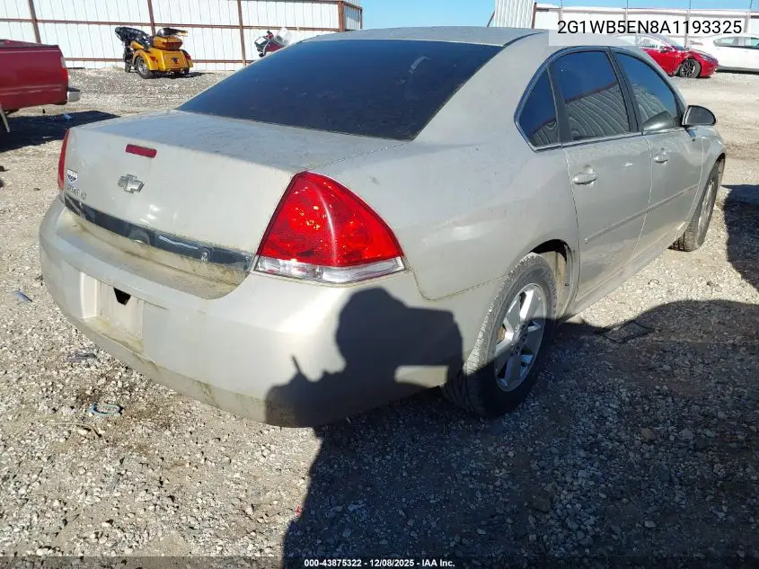 2G1WB5EN8A1193325 2010 Chevrolet Impala Lt