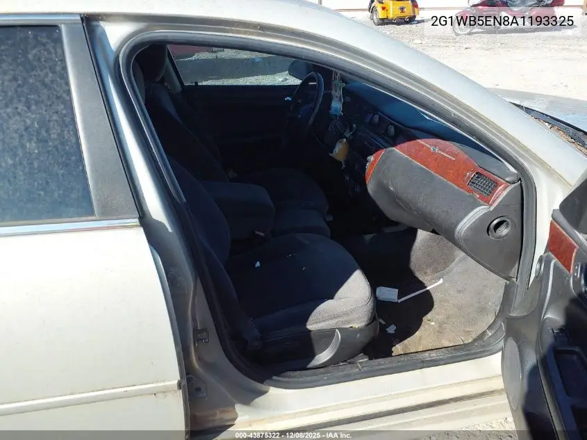 2G1WB5EN8A1193325 2010 Chevrolet Impala Lt