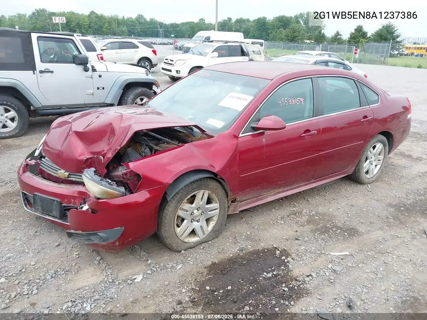 2010 Chevrolet Impala Lt VIN: 2G1WB5EN8A1237386 Lot: 45538159
