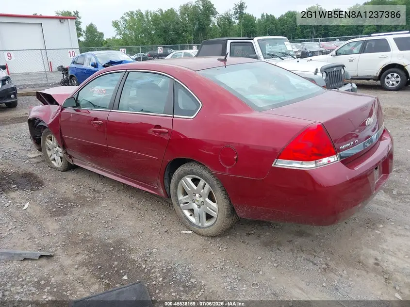 2010 Chevrolet Impala Lt VIN: 2G1WB5EN8A1237386 Lot: 45538159