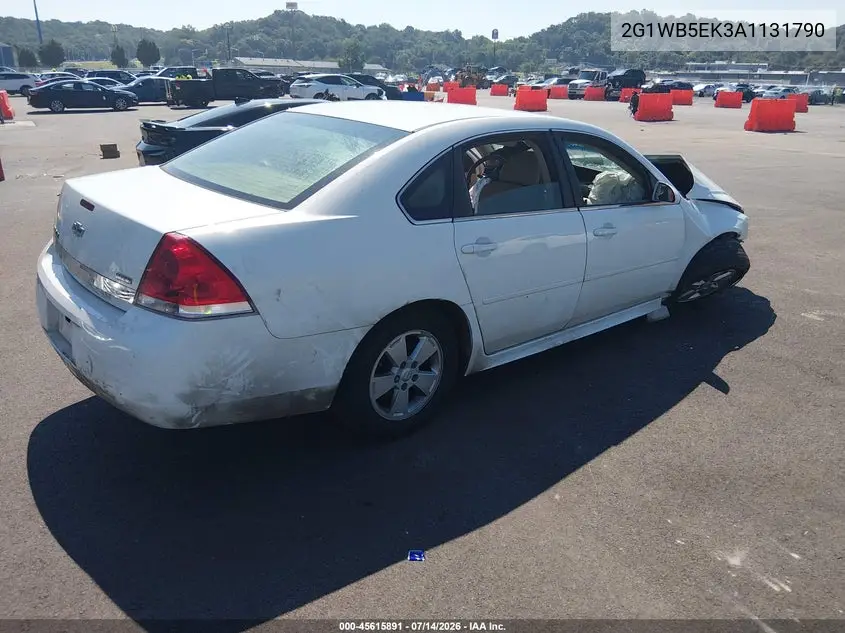 2010 Chevrolet Impala Lt VIN: 2G1WB5EK3A1131790 Lot: 45615891