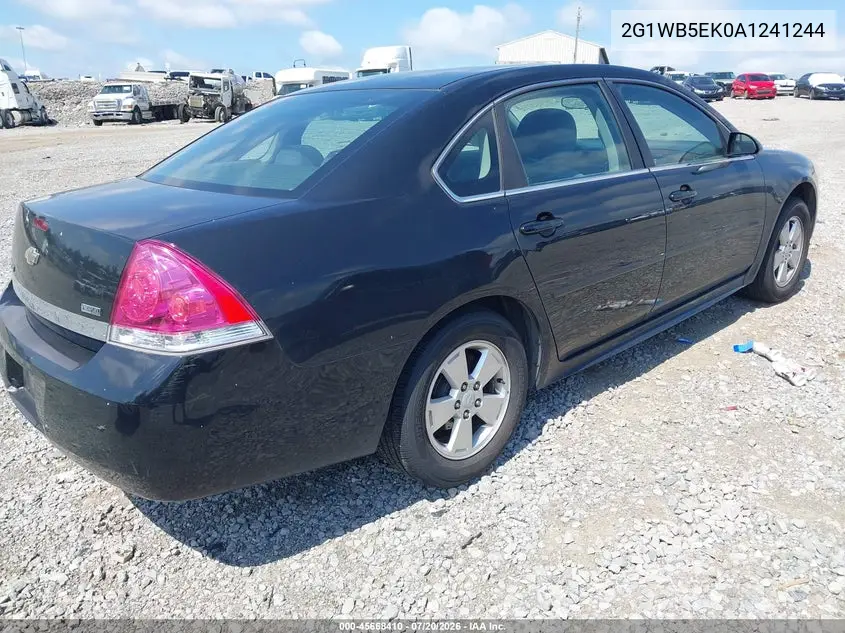 2010 Chevrolet Impala Lt VIN: 2G1WB5EK0A1241244 Lot: 45668410