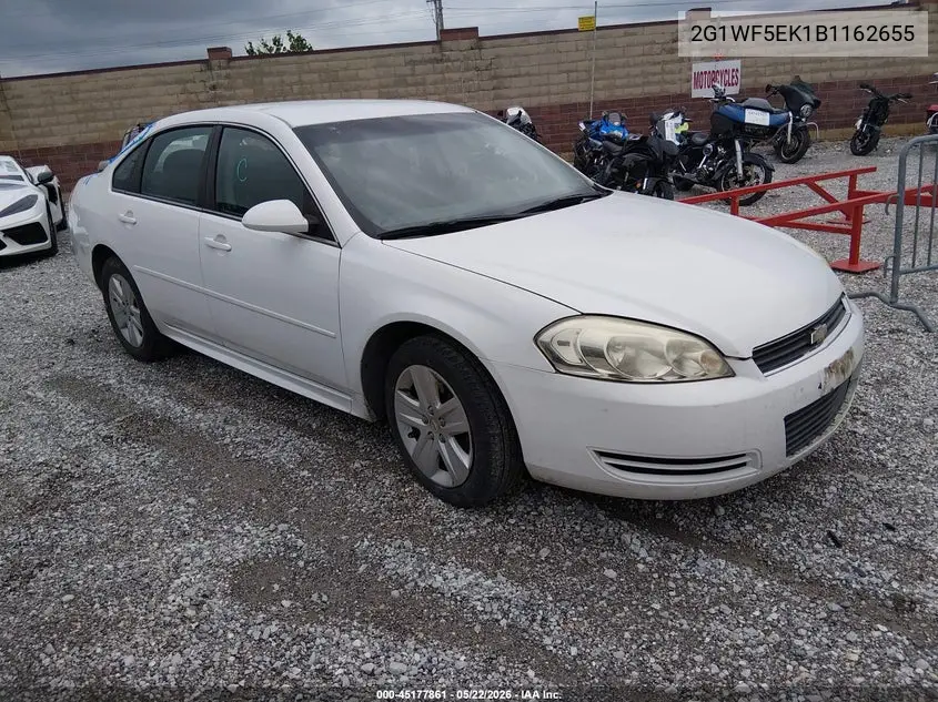 2011 Chevrolet Impala Ls VIN: 2G1WF5EK1B1162655 Lot: 45177861