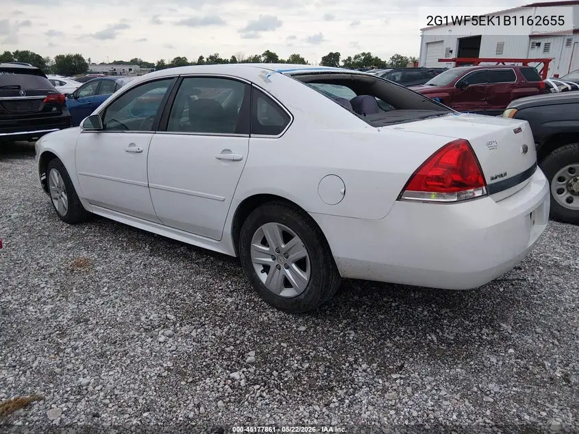 2011 Chevrolet Impala Ls VIN: 2G1WF5EK1B1162655 Lot: 45177861