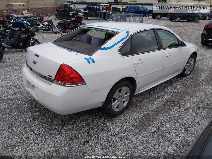 2011 Chevrolet Impala Ls VIN: 2G1WF5EK1B1162655 Lot: 45177861