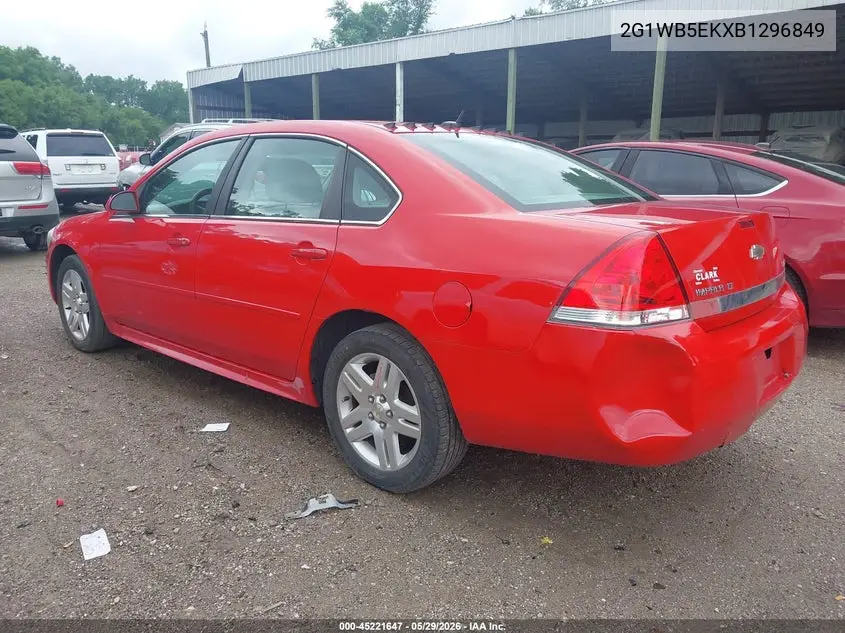 2011 Chevrolet Impala Lt VIN: 2G1WB5EKXB1296849 Lot: 45221647