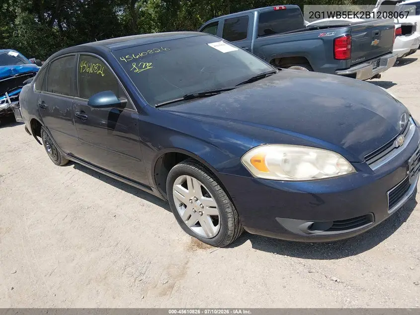2011 Chevrolet Impala Lt VIN: 2G1WB5EK2B1208067 Lot: 45610826