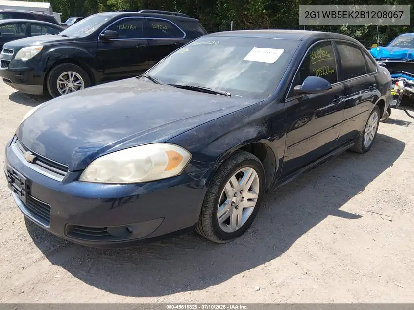 2011 Chevrolet Impala Lt VIN: 2G1WB5EK2B1208067 Lot: 45610826