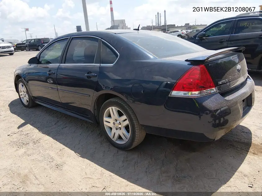 2011 Chevrolet Impala Lt VIN: 2G1WB5EK2B1208067 Lot: 45610826