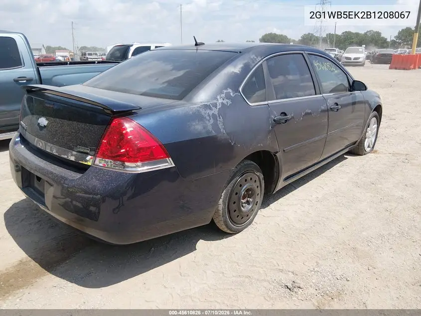 2011 Chevrolet Impala Lt VIN: 2G1WB5EK2B1208067 Lot: 45610826